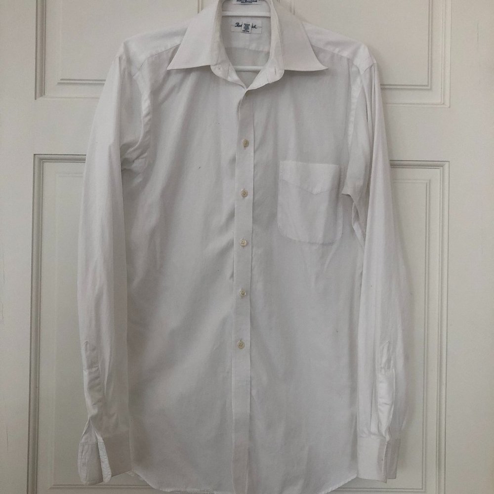 Paul Fredrick Cuff Link Shirt | 15 1/2 - 36